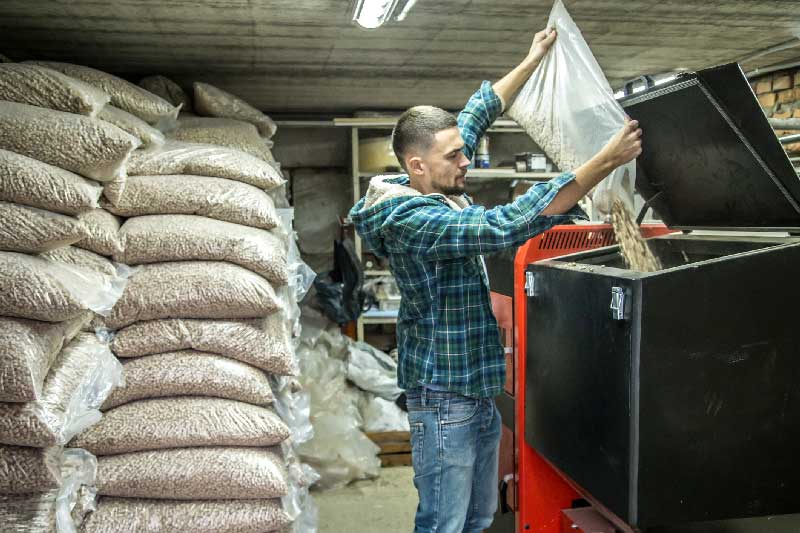 aanpassen verbruik pellets seizoen