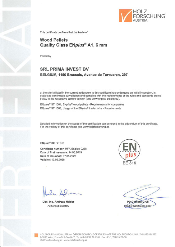 Brochure ENplusA1 # BE 316