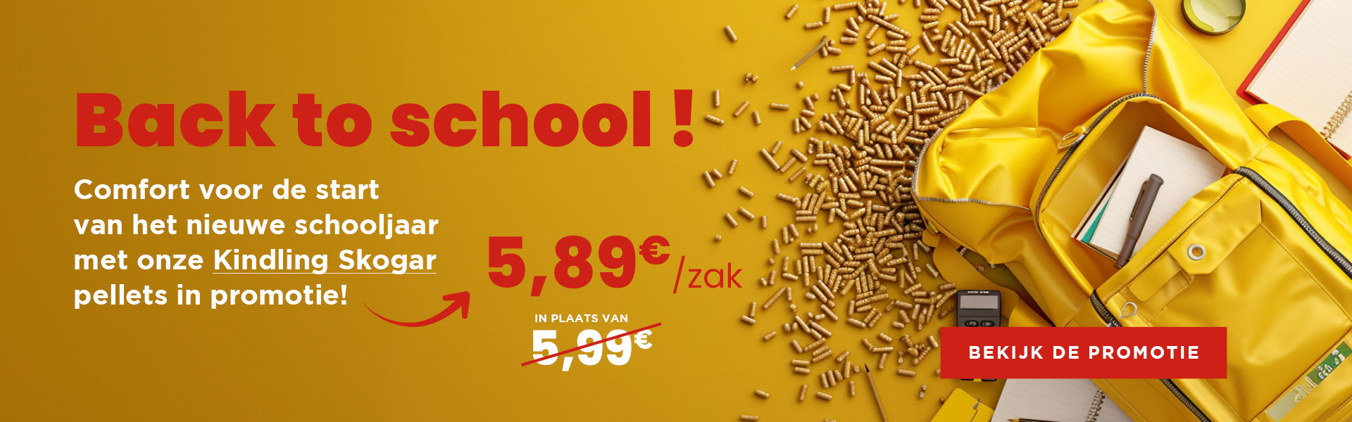 promotie pellets back to school kindling skogar